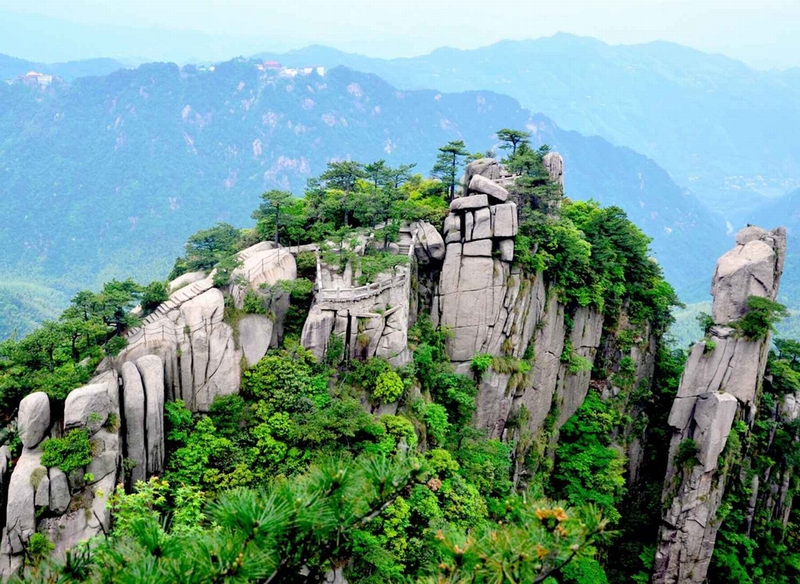 安徽省九华山:世界地质公园,中国佛教四大名山之一