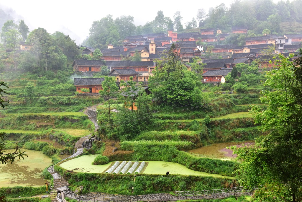 每日一景|湖南湘西:十八洞村新貌