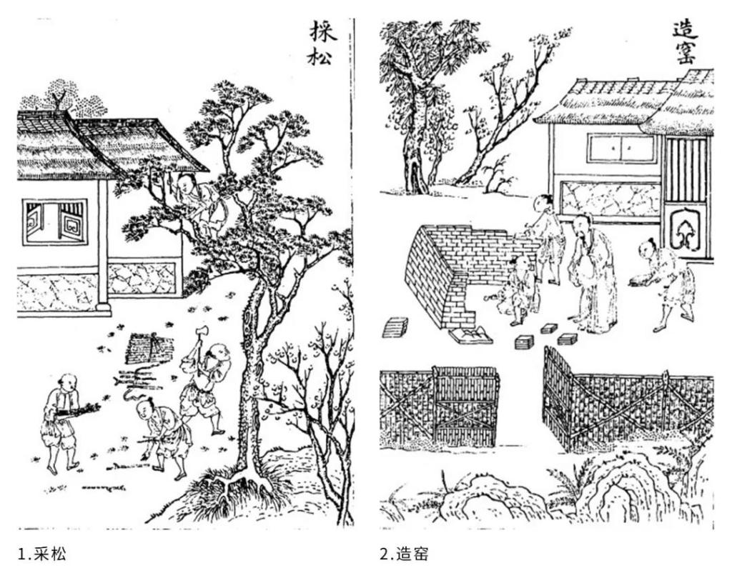 以好的淡松烟墨书写绘画,能明显感受到笔锋的细微变化,墨色淡而不薄