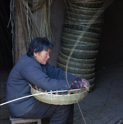 编织淘麦筛