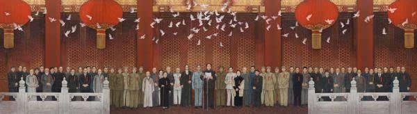 三幅画作里的开国大典