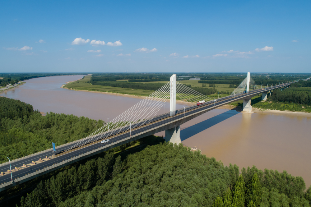 每日一景山东淄博高青县领略流淌文明的黄河之美