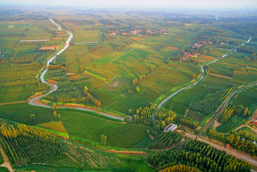 每日一景山东淄博高青县领略流淌文明的黄河之美