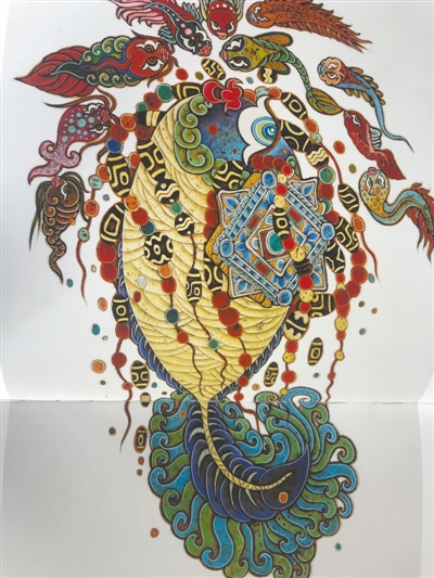 朗顿·德珍作品:《鱼和嘎乌盒》朗顿·德珍:创作是表现文化的一种手段