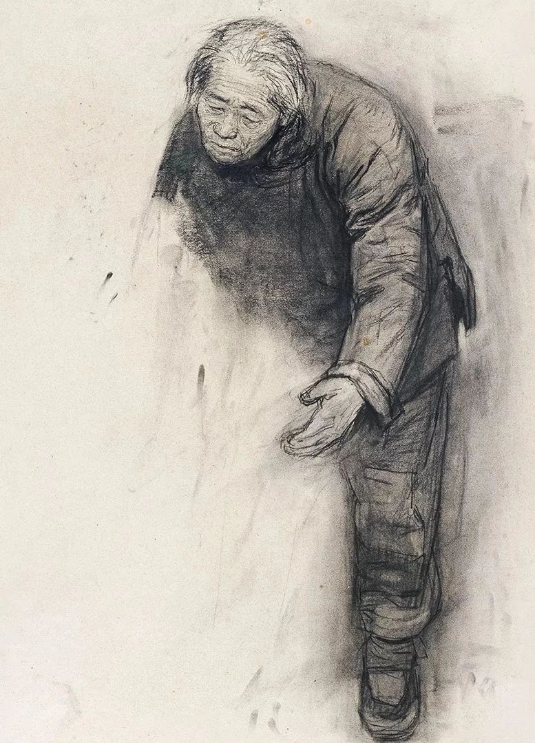 人物素描,王式廓