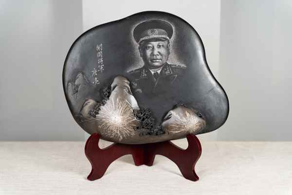 湖南浏阳:菊花石影雕上的红色记忆