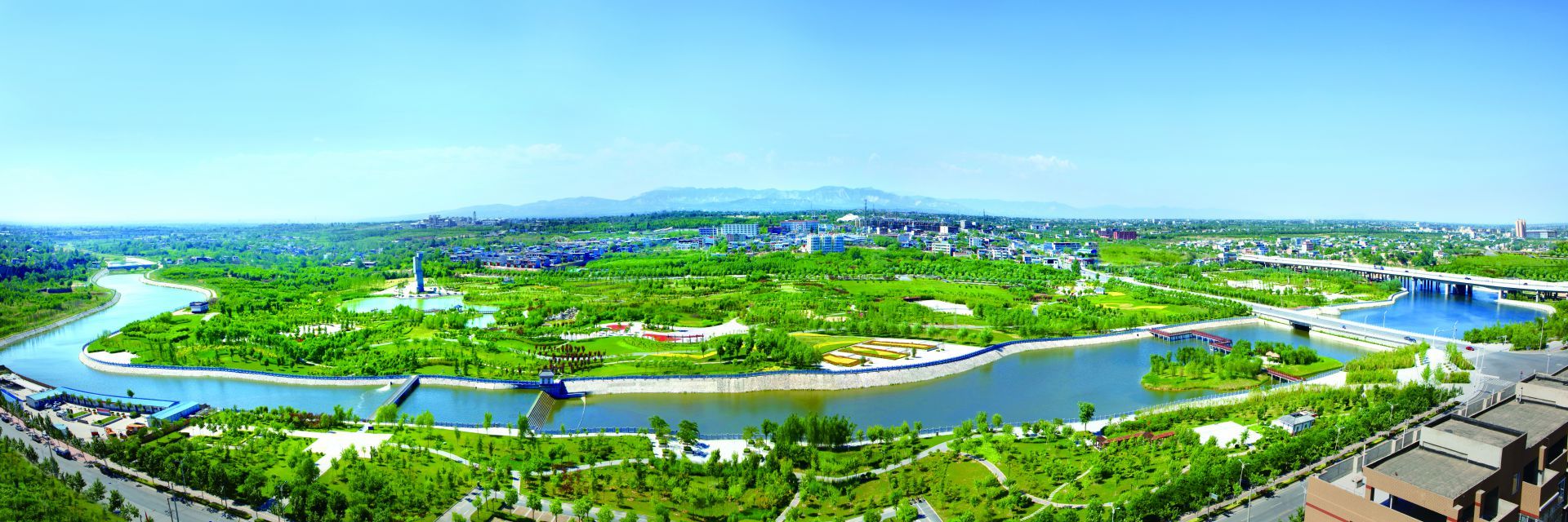 富平县全景图图片