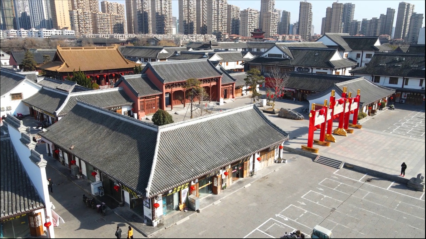 江苏淮安:清江文庙挂春联 鸿运当头启新篇