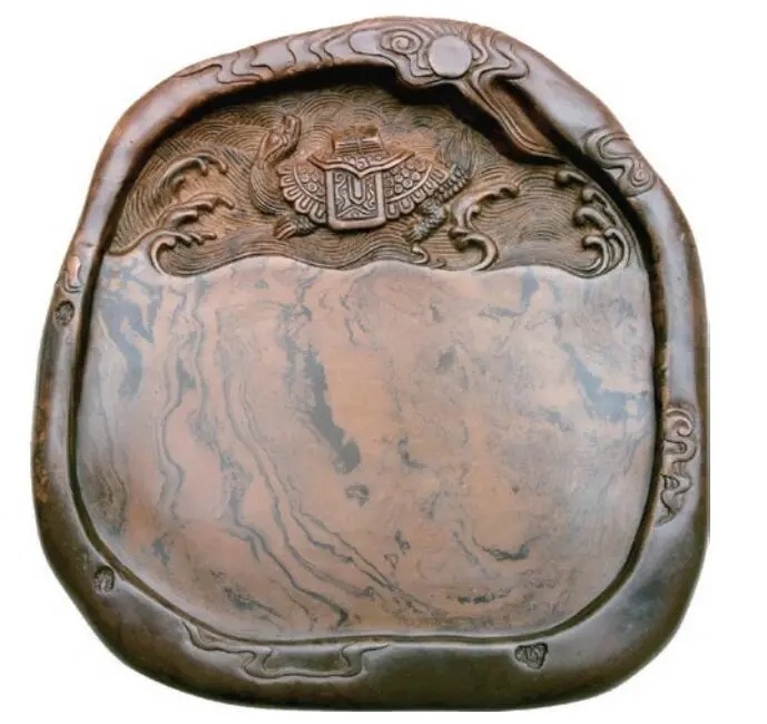 探骊得珠——澄泥砚