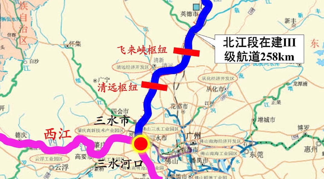 赣粤大运河路线图图片
