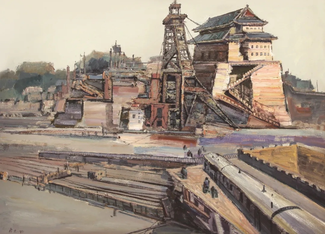 咱们工人有力量全国工业题材美术作品欣赏领略画中的劳动美五