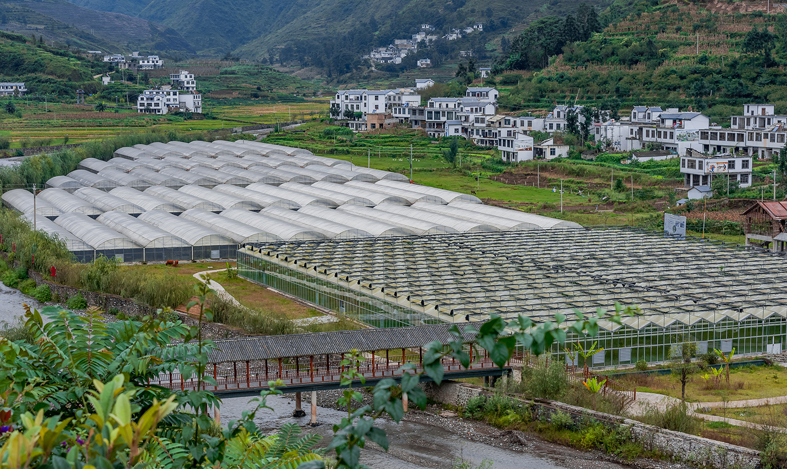 水城米箩镇现代高效农业科技示范基地.