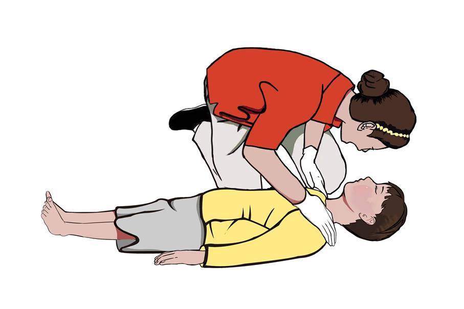 现场儿童心肺复苏操作流程