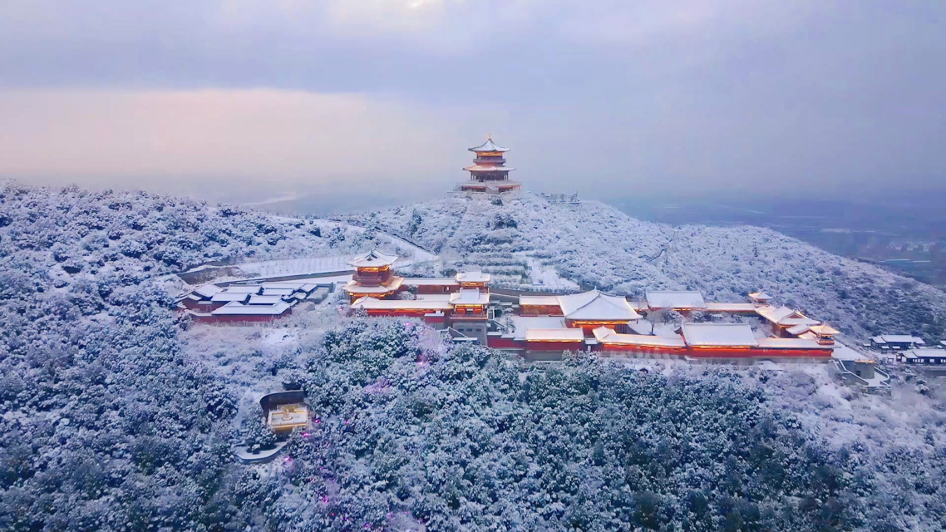 太原冬天美景照片图片