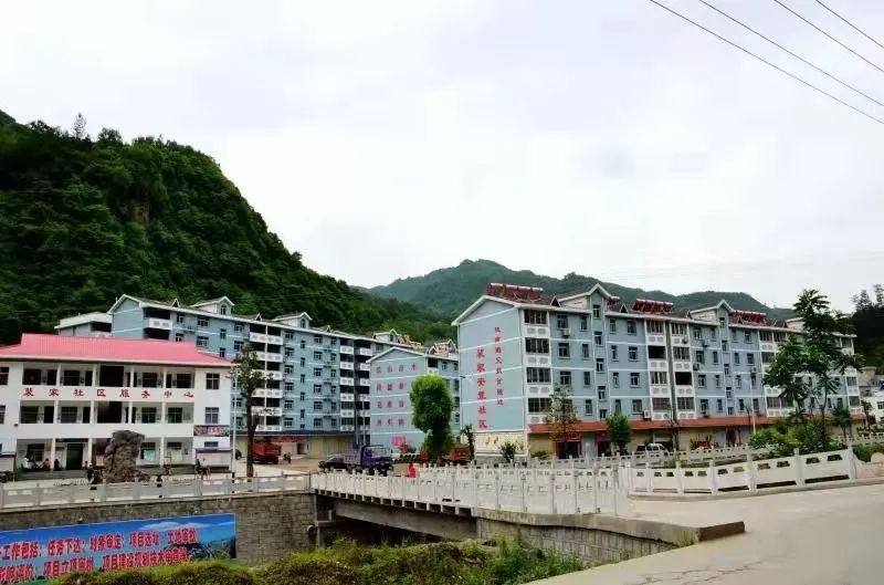 搬迁小区一角