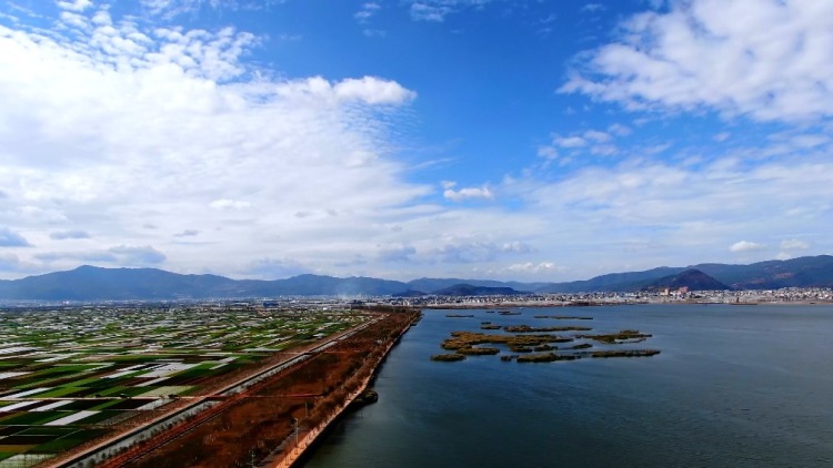 视界| 云南通海:古韵秀色山城湖 锦绣田园云菜香