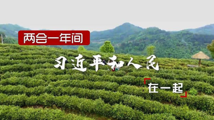 两会一年间 习近平和人民在一起