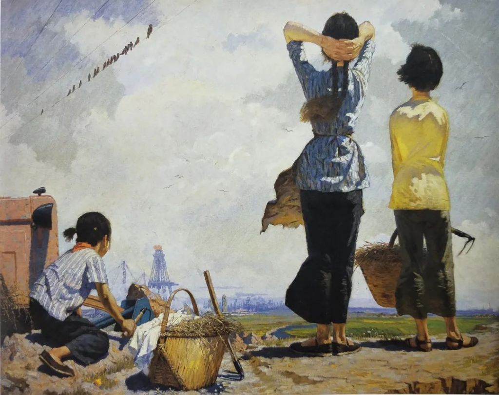 张法根 《希望》 油画 布面油彩 1979年 135cm×177.5cm