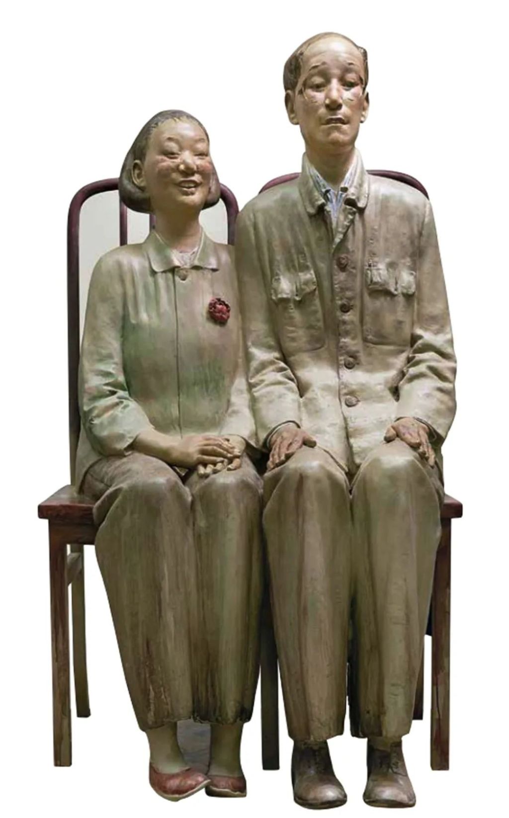 彭汉钦 《石榴花开》 雕塑 玻璃钢 2019年 180cm×160cm×140cm