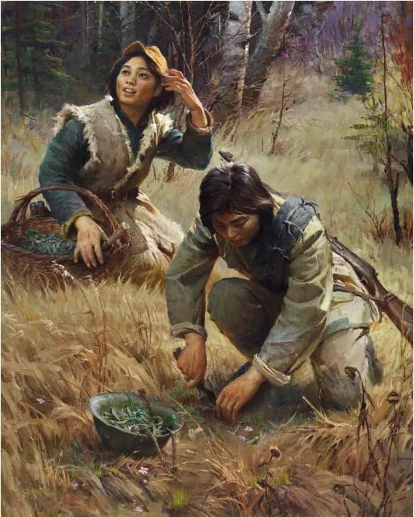 关琦明 《春风吹又生》 油画 布面油彩 1982年 124.5 cm×99cm