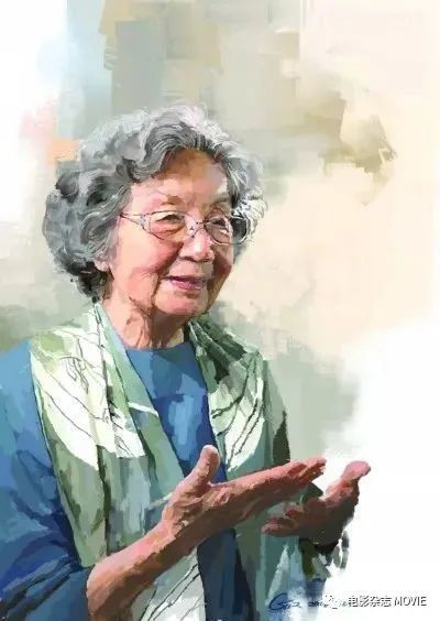 叶嘉莹先生画像,图片来自网络,版权归于原