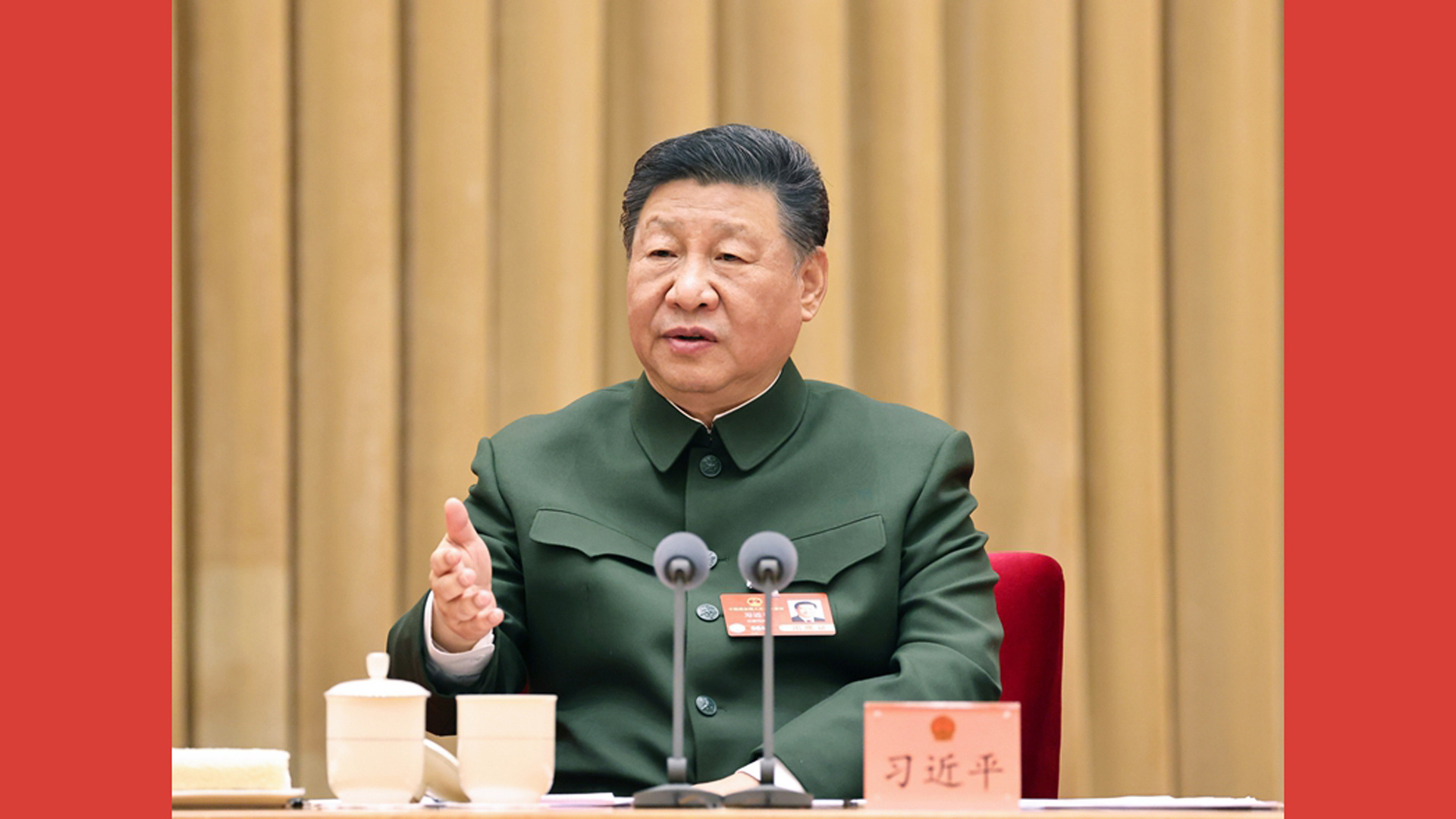 聆听习主席重要讲话，军队代表这样说