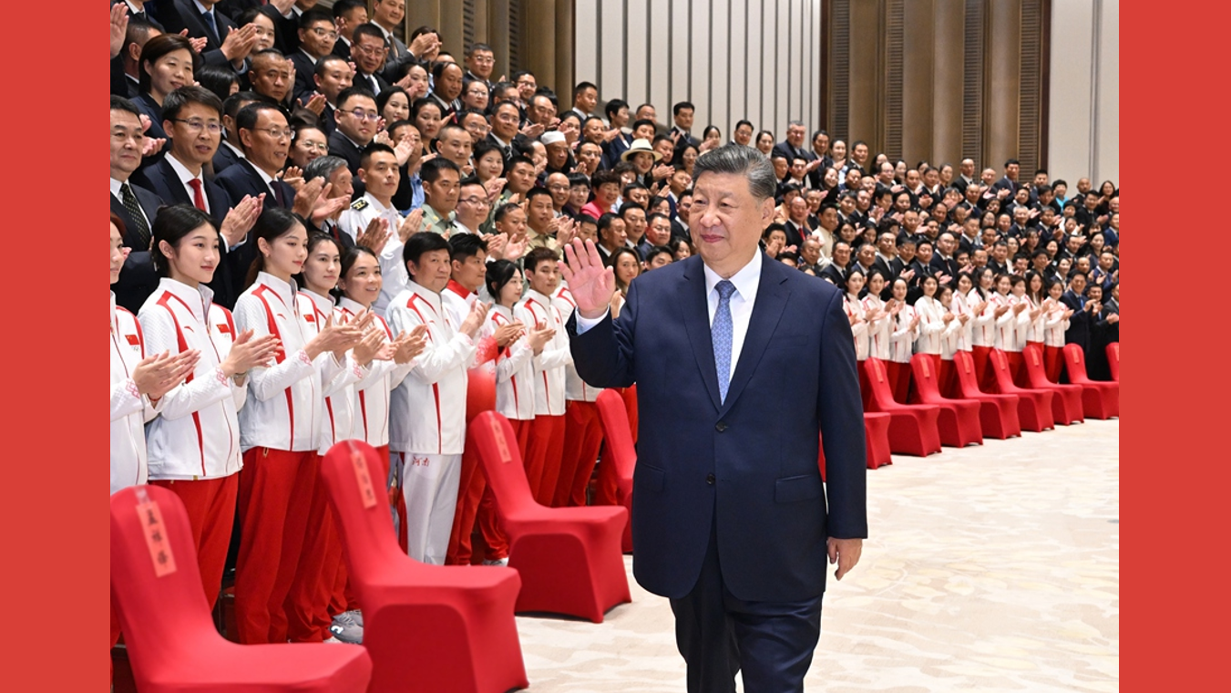 感受总书记对体育健儿的殷殷关切