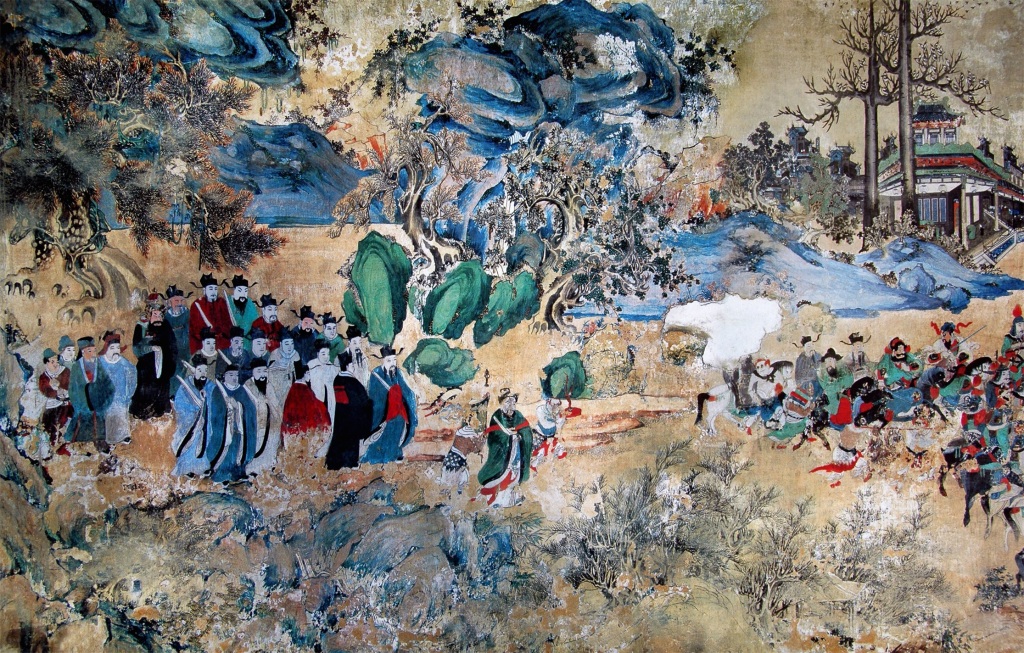 山东泰安:文化瑰宝之《泰山神启跸回銮图》