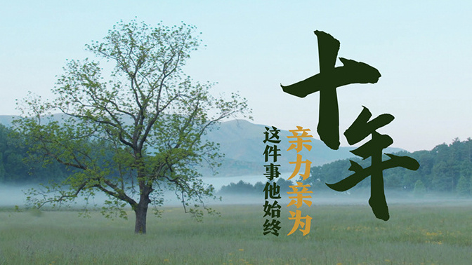 十年——植树这件事习近平始终亲力亲为