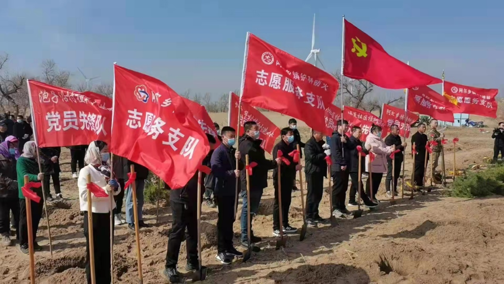 辽宁彰武阿尔乡镇：植树造林 提升环境