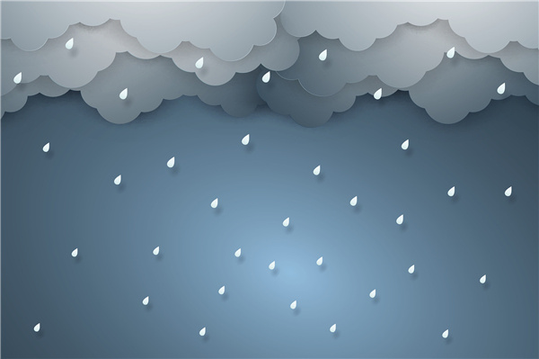 大雨点落地快还是小雨点落地快?