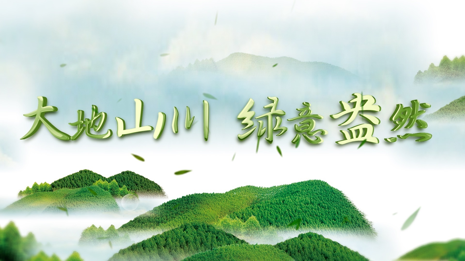 大地山川 绿意盎然