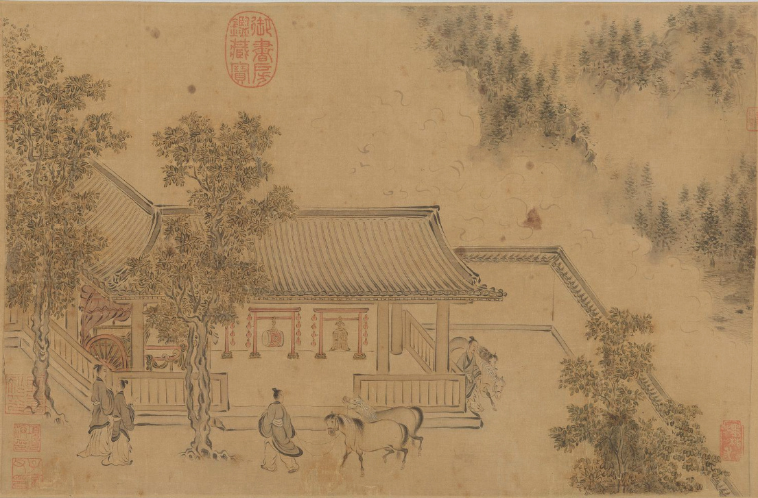 马和之《唐风图》_文化网