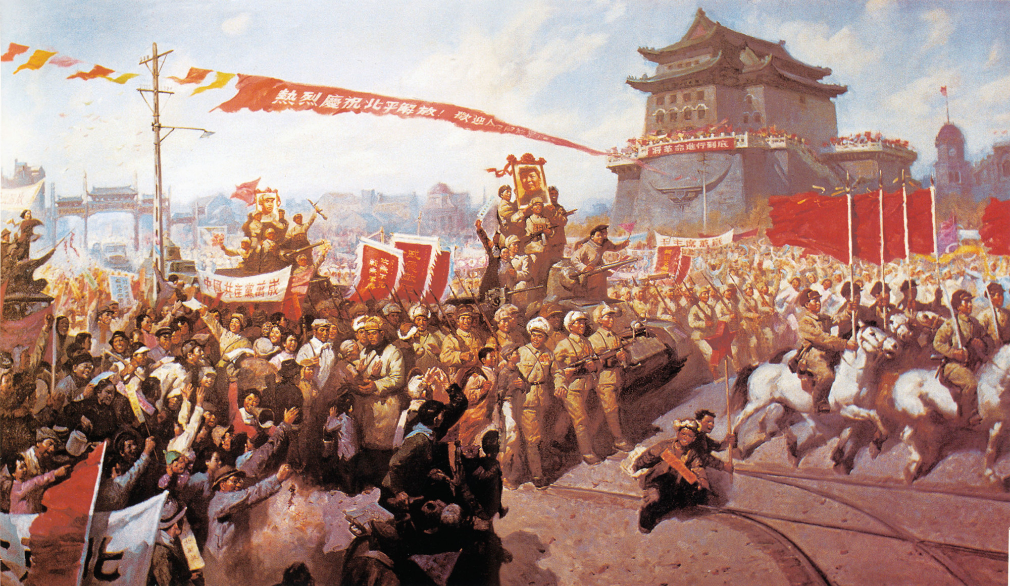 1949年新中国成立油画图片