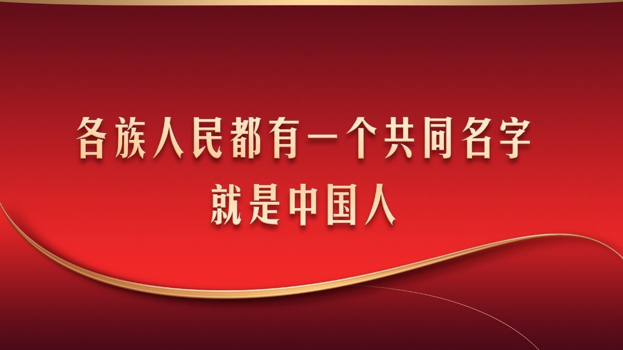 各族人民都有一个共同名字，就是中国人