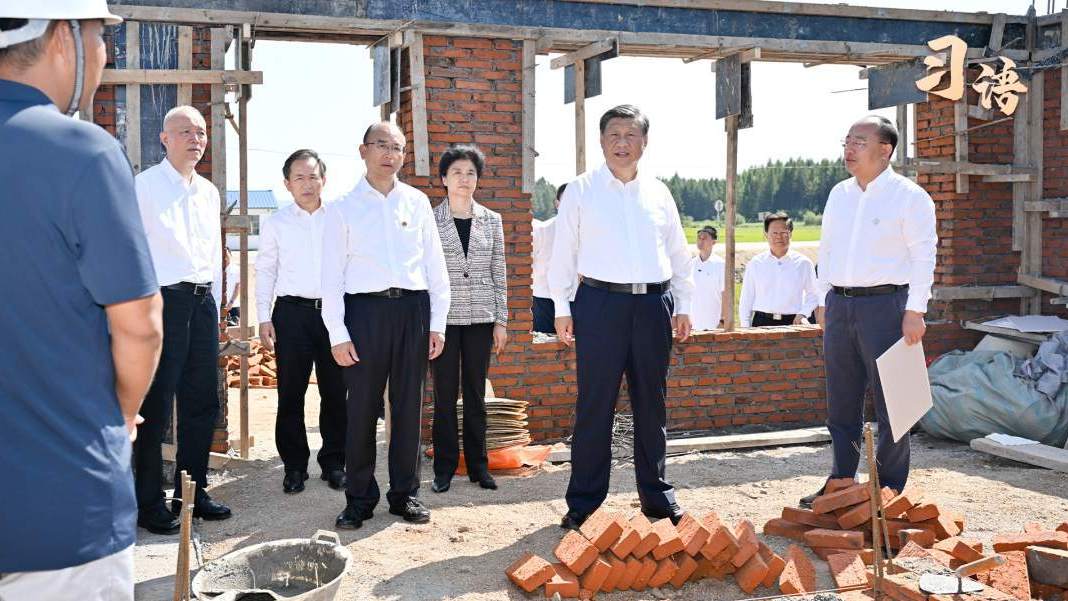 “我牵挂受灾的地方”