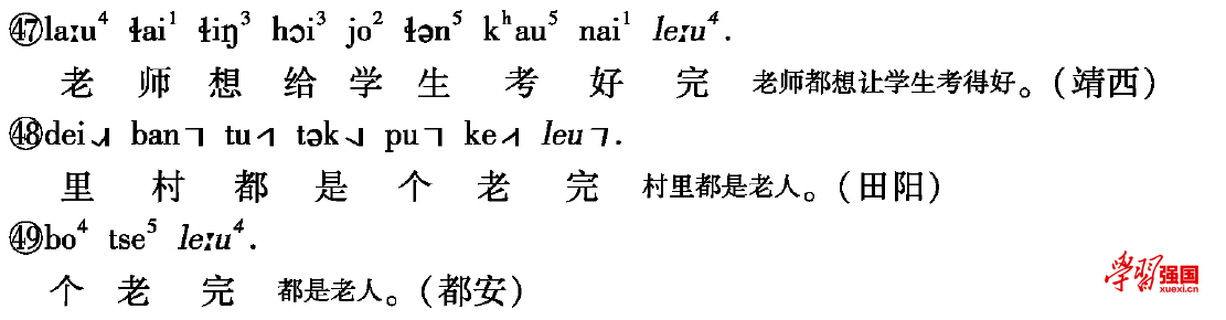 一,壮语"完毕"义语素多功能模式的形成