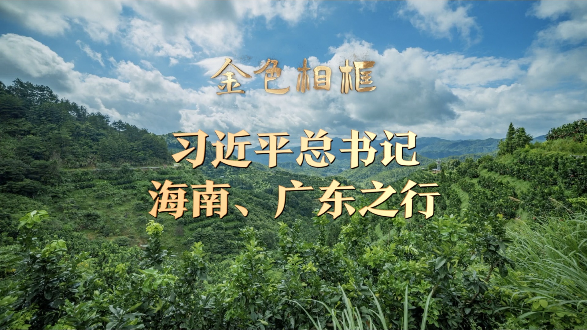 习近平总书记海南、广东之行