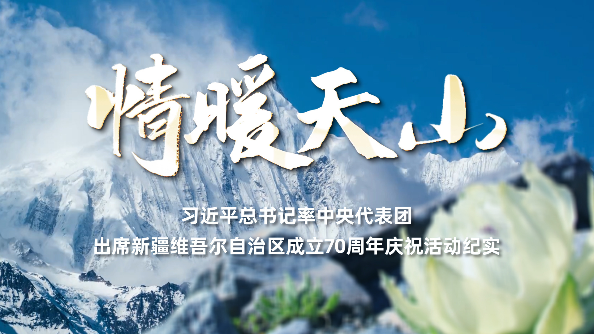 情暖天山——习近平总书记率中央代表团出席新疆维吾尔自治区成立70周年庆祝活动纪实