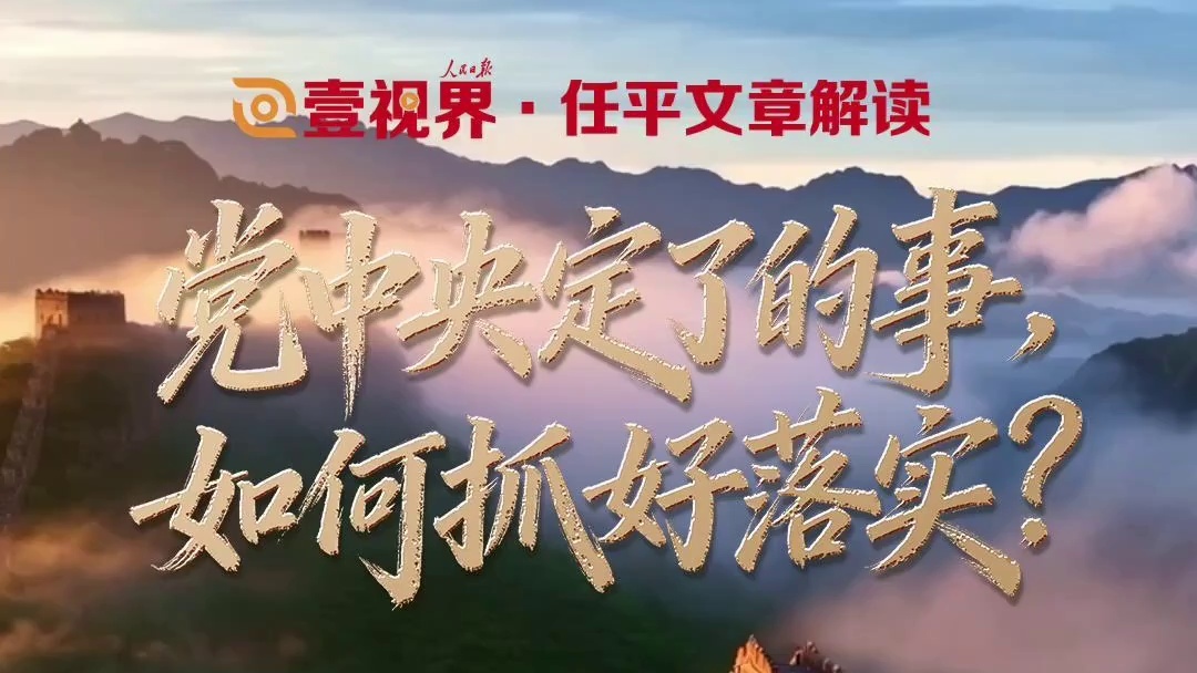 党中央定了的事，如何抓好落实？