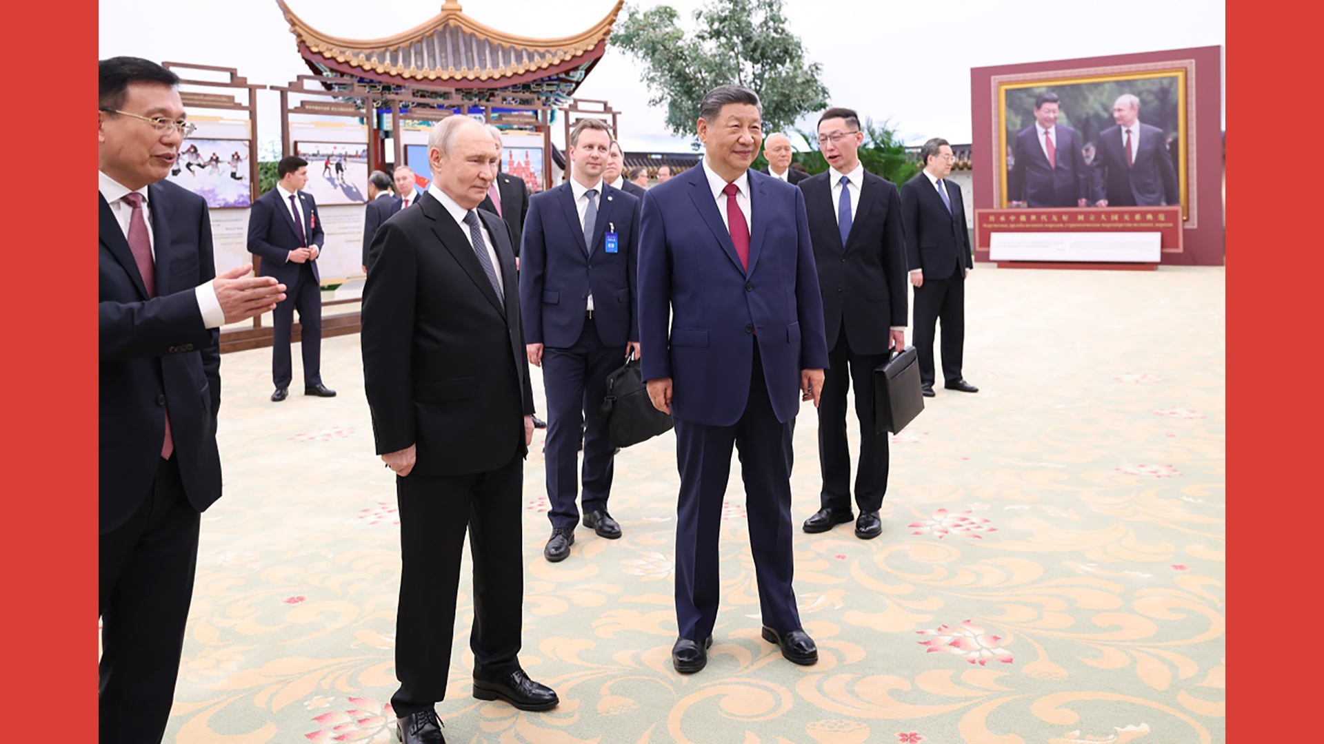 这些精彩瞬间，见证中俄元首友谊