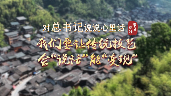 对总书记说说心里话｜我们要让传统技艺会“说话”能“变现”