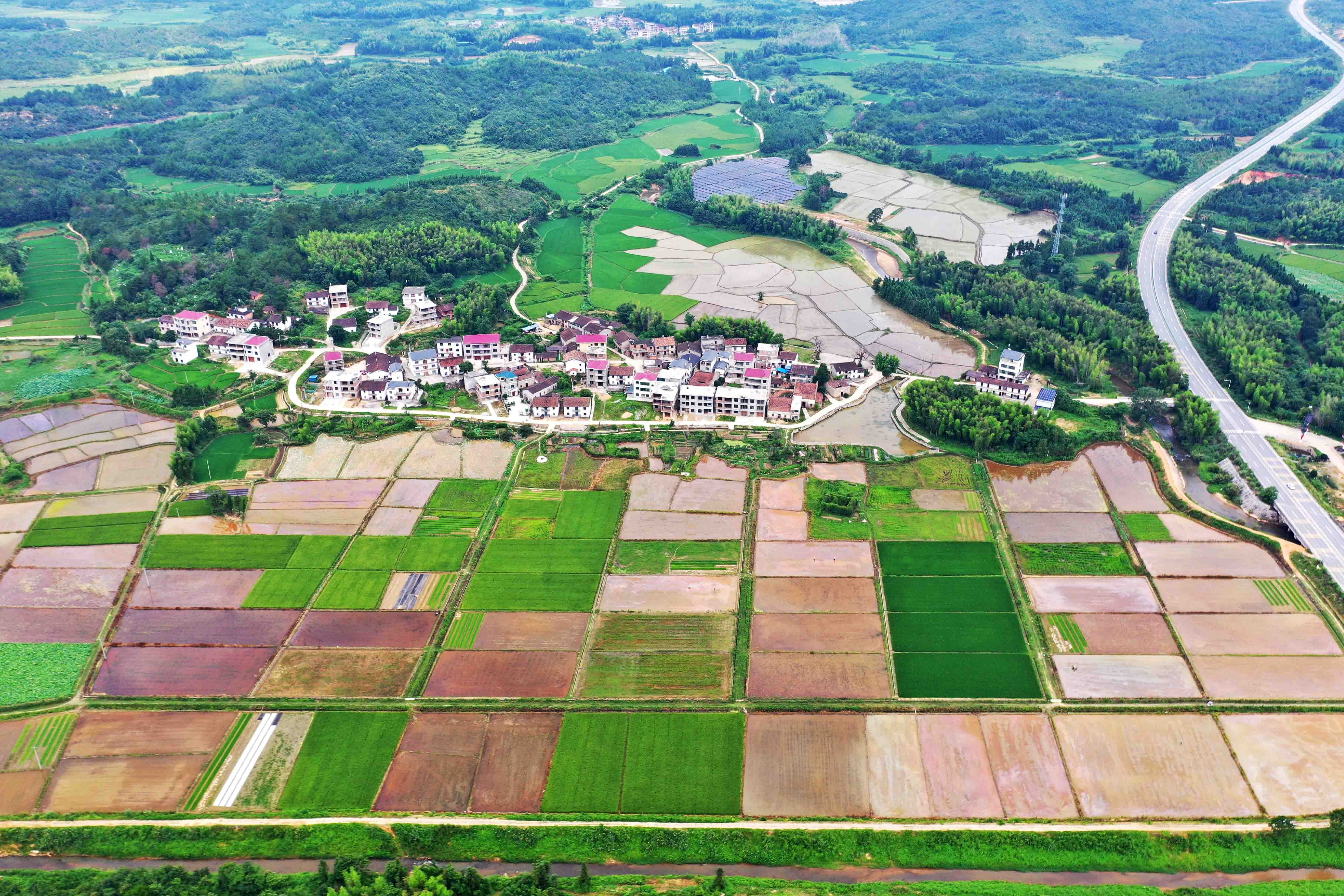 近年来，乐安县紧紧围绕“山清水秀、村容整洁、民风淳朴、留住乡愁”的建设标准，依托自身生态优势，选准适合的产业发展，着力打造一批景观与经济效益相联接的精品秀美乡村建设点。