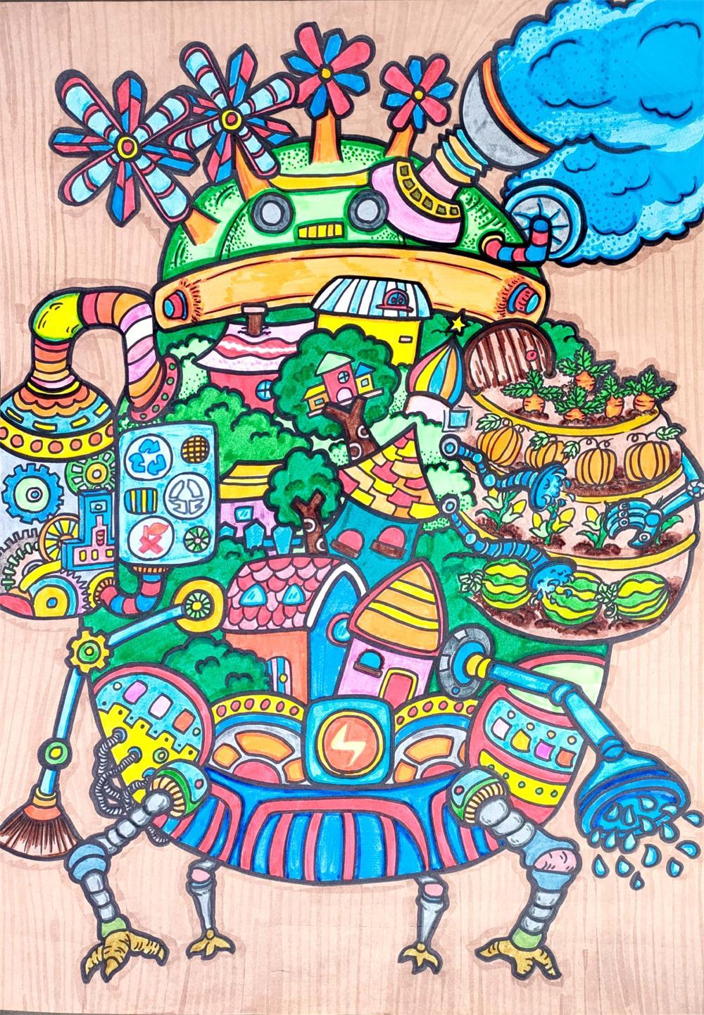 四川古蔺：发挥想象 描绘美好生活