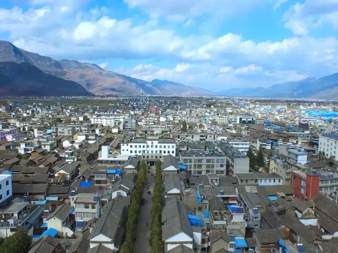 美丽云南水乡鹤庆银都胜景美名大理鹤庆县