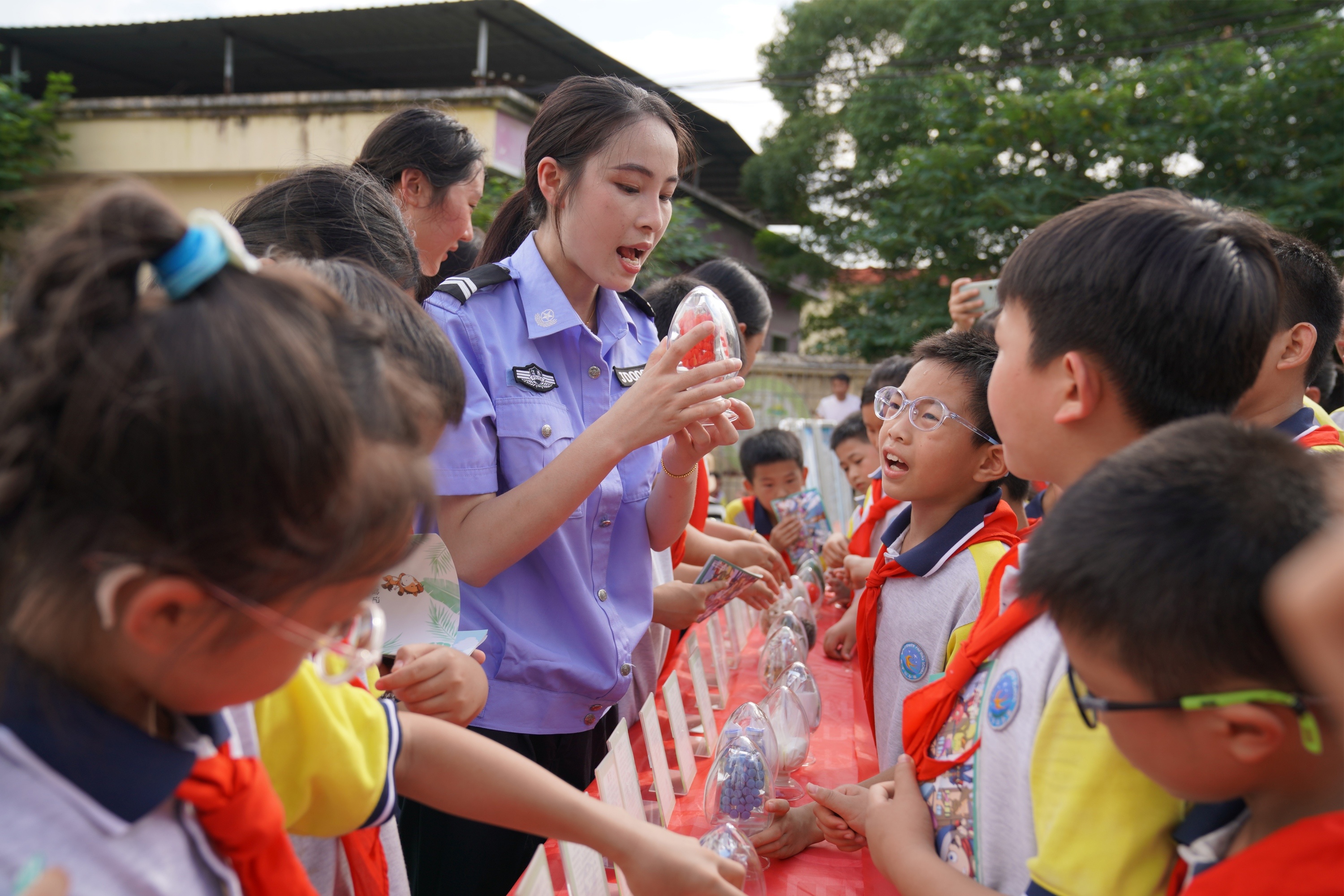 江西新余渝水区：禁毒宣传进校园