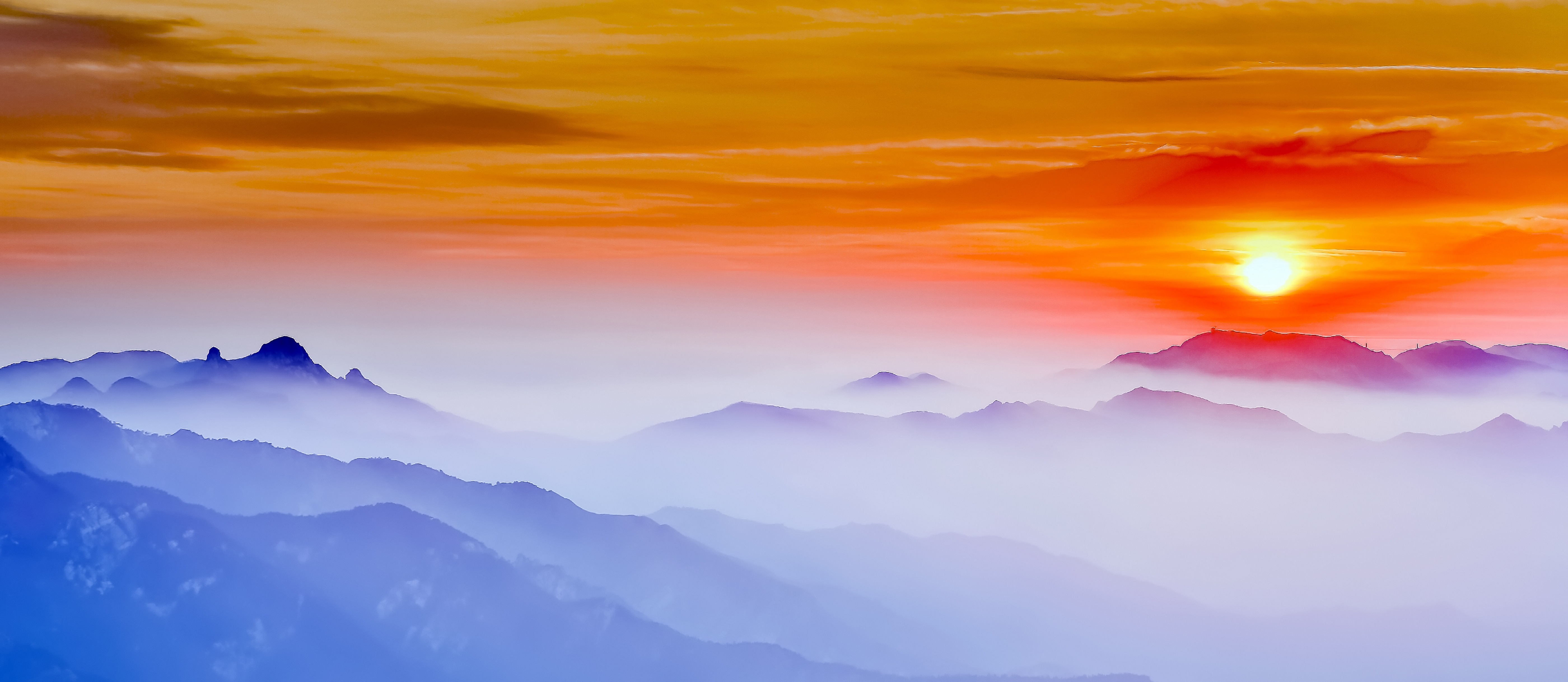 沂蒙山背景图图片