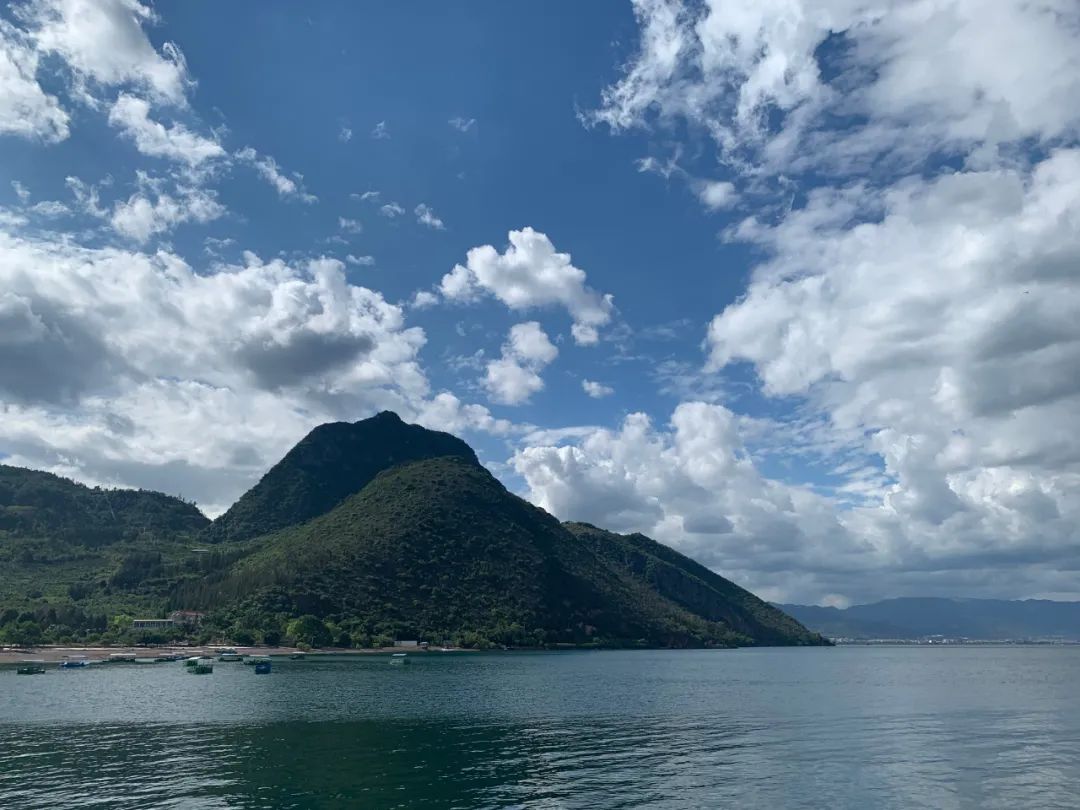 美丽云南高原明珠中国深湖美景玉溪抚仙湖