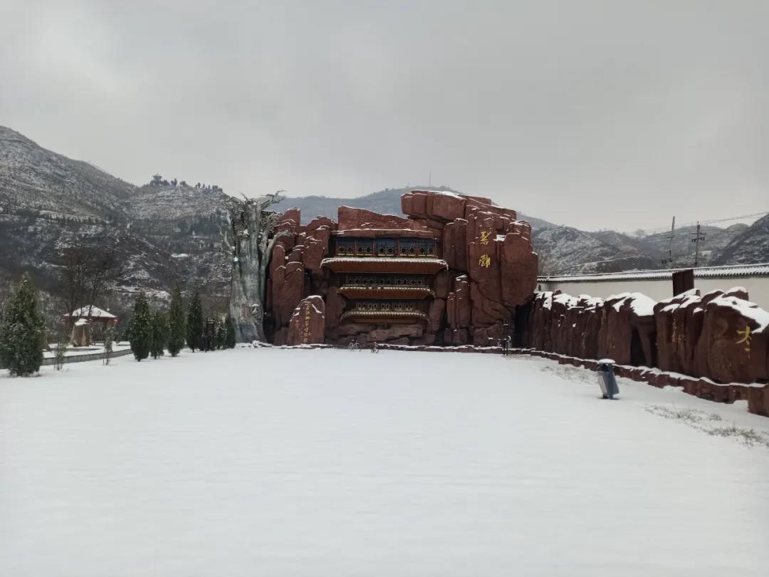 河南汝州:雪后景色 美不胜收