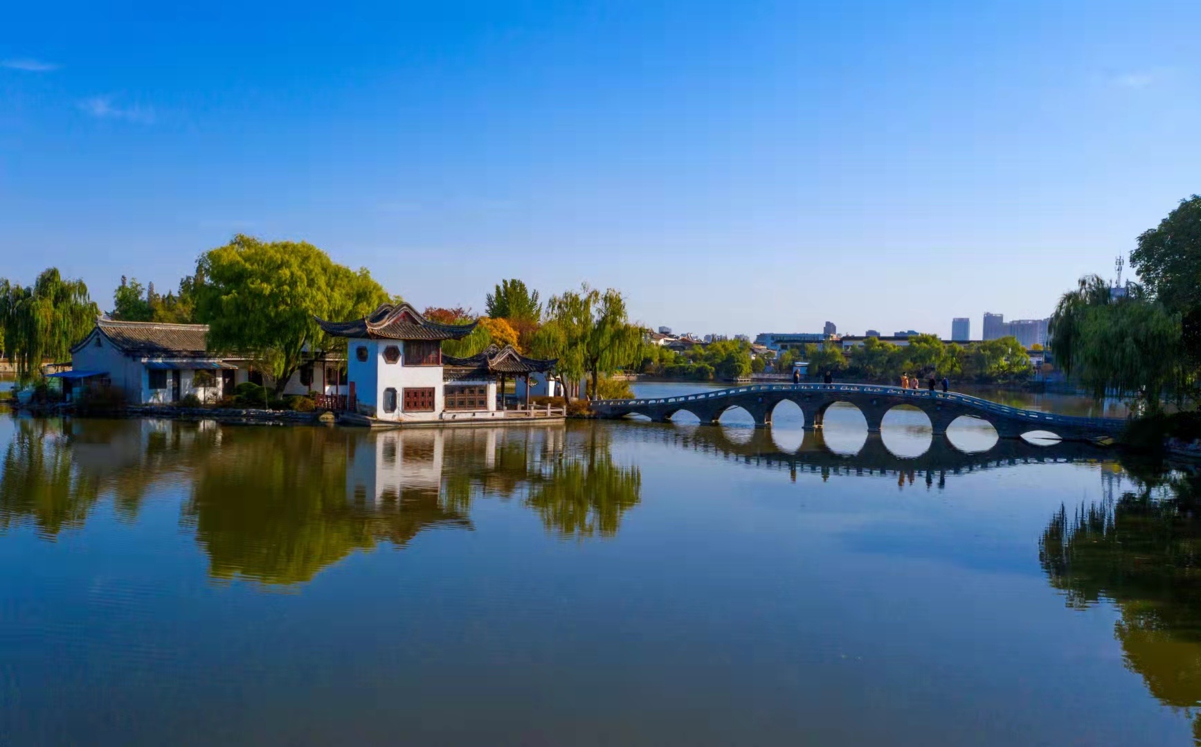 视觉江苏丨淮安市淮安区色彩斑斓秋意浓满城秋景美如画